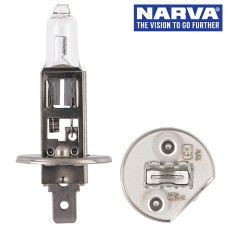 Narva 48334BL2 - 12V 55W Plus 100 Longer Life H1 Halogen Headlight Globe (2 Pack)